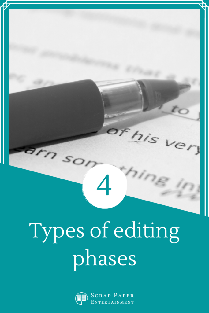 4 types of editing phases – Tanya Lisle